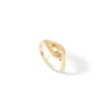 Anillo Diamantes Estribo