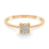 Anillo Diamantes Gardenia 0.10 Oro rosa