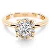 Anillo Diamantes Gardenia 0.48 Oro Rosa