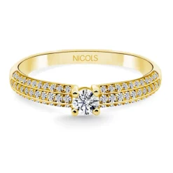 Anillo Diamantes Grace Oro Amarillo