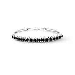 Anillo Diamantes Negros Azalea 0.09