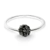 Anillo Diamantes Negros Camelia 0.11
