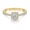 Anillo Diamantes Noa 0.48 Oro Amarillo