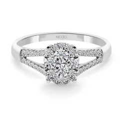 Anillo Diamantes Olivia 0.55