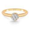 Anillo Diamantes Pasion de Diamantes 0.23 Oro Rosa