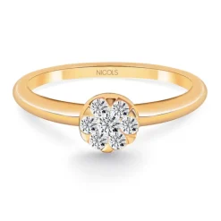 Anillo Diamantes Pasion de Diamantes 0.23 Oro Rosa