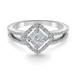 Anillo Diamantes Princess 0.42 ct