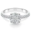 Anillo Diamantes Rosetón 0.97 Ct Diamond Classic