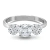Anillo Diamantes Rosetón Diamond Classic