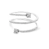 Anillo Diamantes Spiral Rings