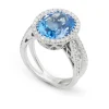 Anillo Diamantes Topacio Aires Del Este