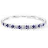 Anillo Diamantes Zafiro Azalea 0.06 Oro Blanco