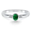 Anillo Esmeralda Aniversario Diamond Color