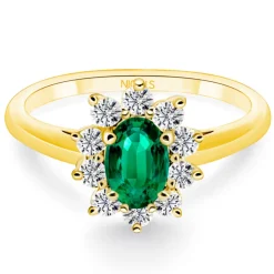Anillo Esmeralda Dalia 0.60