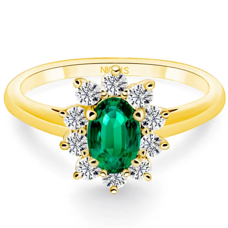 Anillo Esmeralda Dalia 0.60