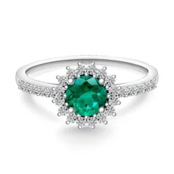 Anillo Esmeralda Margarita 0.60
