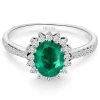 Anillo Esmeralda Orla Dalia 0.95