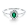 Anillo Esmeralda Oval Detail