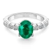 Anillo Esmeralda oval Lola 1.20 Quilates