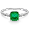 Anillo Esmeralda rectangular Lola 0.70 ct