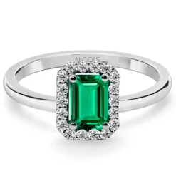 Anillo Esmeralda Sunset 0.65 Ct