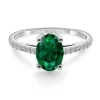 Anillo Esmeralda verde Lola 1.50