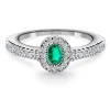 Anillo Esmeralda y Diamantes Diamond Colour
