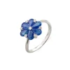 Anillo Flor Zafiro Mini Details