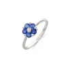 Anillo Flor Zafiro Mini Details