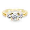 Anillo Megan Trilogy 0.80 Oro Amarillo