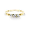 Anillo Megan Trilogy 0.25 Oro Amarillo