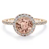 Anillo Morganita Diamantes Colorfull