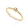 Anillo Mumite Oro Rosa Diamantes 0,05 Ct