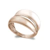 Anillo Oro Basic Gold Bandas Concava Convexa