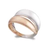 Anillo Oro Basic Gold Bandas Concava Convexa
