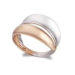 Anillo Oro Basic Gold Bandas Concava Convexa