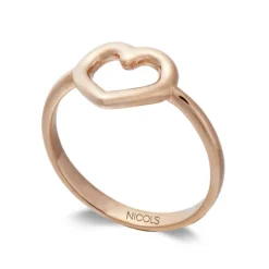 Anillo Oro Basic Gold Corazón Fino