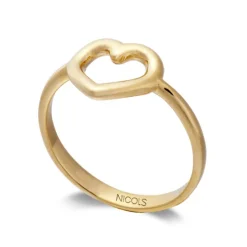 Anillo Oro Basic Gold Corazón Fino