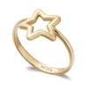 Anillo Oro Basic Gold Estrella Fina
