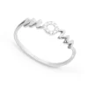 Anillo Oro Blanco Mom Mama Mini Details