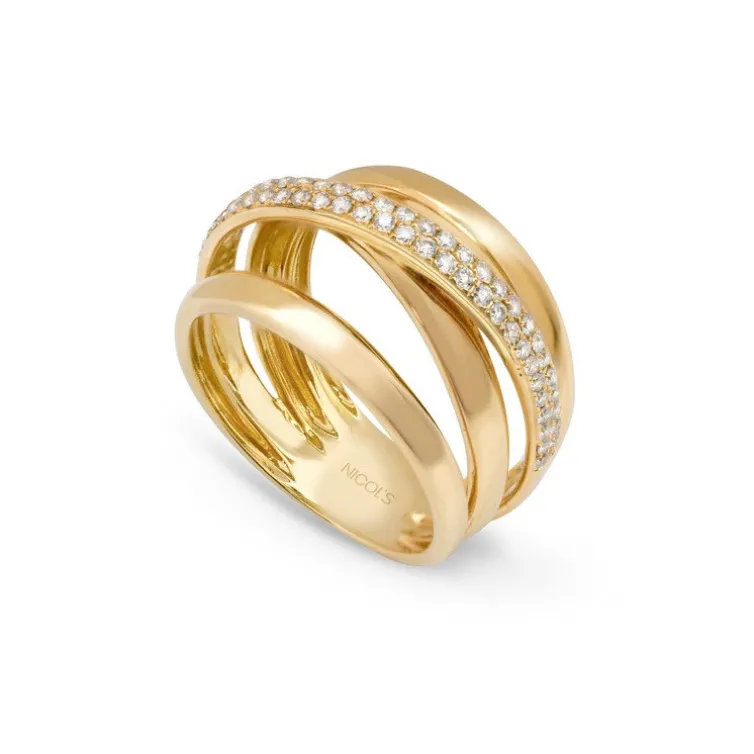 Anillo Oro Diamantes Tierra Ardiente