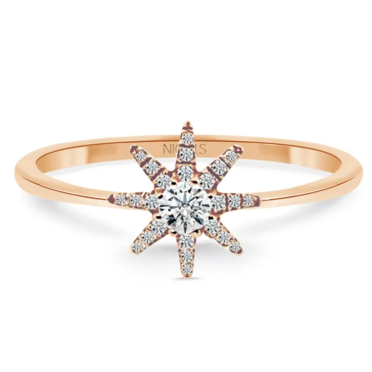 Anillo Oro Estrella Little Details