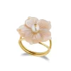 Anillo Oro Flower Power