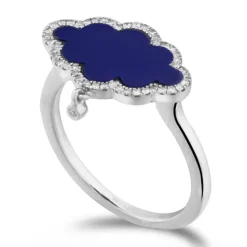 Anillo Oro Lapislazuli Opaque Stones