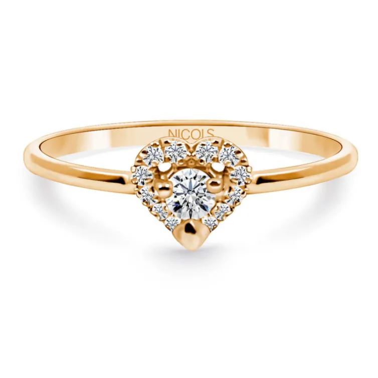 Anillo Oro Love Heart