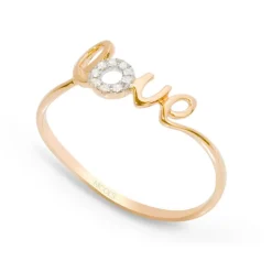 Anillo Oro Love Mini Details