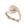 Anillo Oro Minimalista Banda Tu y Yo