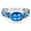 Anillo Oro Topacios Rainbow