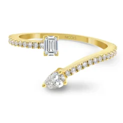 Anillo Oro y Diamantes tu y yo Jasmine