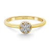 Anillo Pasión de Diamantes 0.15 Oro Amarillo
